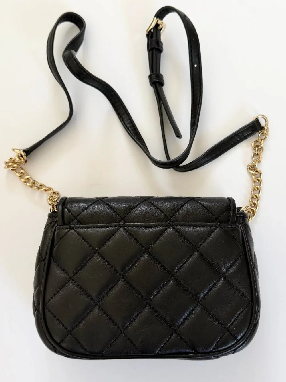 Michael Kors Quilted Black Leather Crossbody